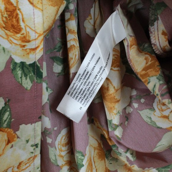 Band of Gypsies Pink Bra Top Summer Floral Sweetheart Mini Dress Size XS - Picture 8 of 9